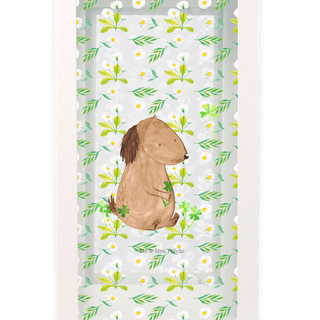 Deko Laterne Hund Kleeblatt Gartenlampe, Gartenleuchte, Gartendekoration, Gartenlicht, Laterne  kleine Laternen, XXL Laternen, Laterne groß, Hund, Hundemotiv, Haustier, Hunderasse, Tierliebhaber, Hundebesitzer, Sprüche, Kleeblatt, Glück, Tagträume, Motivation, Neuanfang, Geschenk, Glücksbringer, Selbstliebe, Achtsamkeit