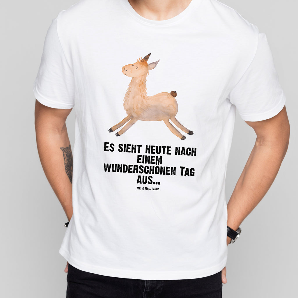 Größe S T-Shirt Lama springend T-Shirt, Shirt, Tshirt, Lustiges T-Shirt, T-Shirt mit Spruch, Party, Junggesellenabschied, Jubiläum, Geburstag, Herrn, Damen, Männer, Frauen, Schlafshirt, Nachthemd, Sprüche, Lama, Alpaka, Lamas, Lieblingstag, Happy day, fröhlich, Glück, Freundin, Liebeskummer, Neustart, guten Morgen, Start, Prüfung, Abitur