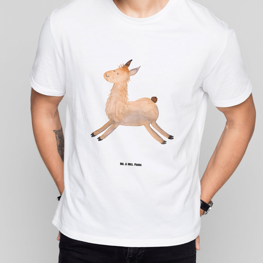 Größe S T-Shirt Lama springend T-Shirt, Shirt, Tshirt, Lustiges T-Shirt, T-Shirt mit Spruch, Party, Junggesellenabschied, Jubiläum, Geburstag, Herrn, Damen, Männer, Frauen, Schlafshirt, Nachthemd, Sprüche, Lama, Alpaka, Lamas, Lieblingstag, Happy day, fröhlich, Glück, Freundin, Liebeskummer, Neustart, guten Morgen, Start, Prüfung, Abitur