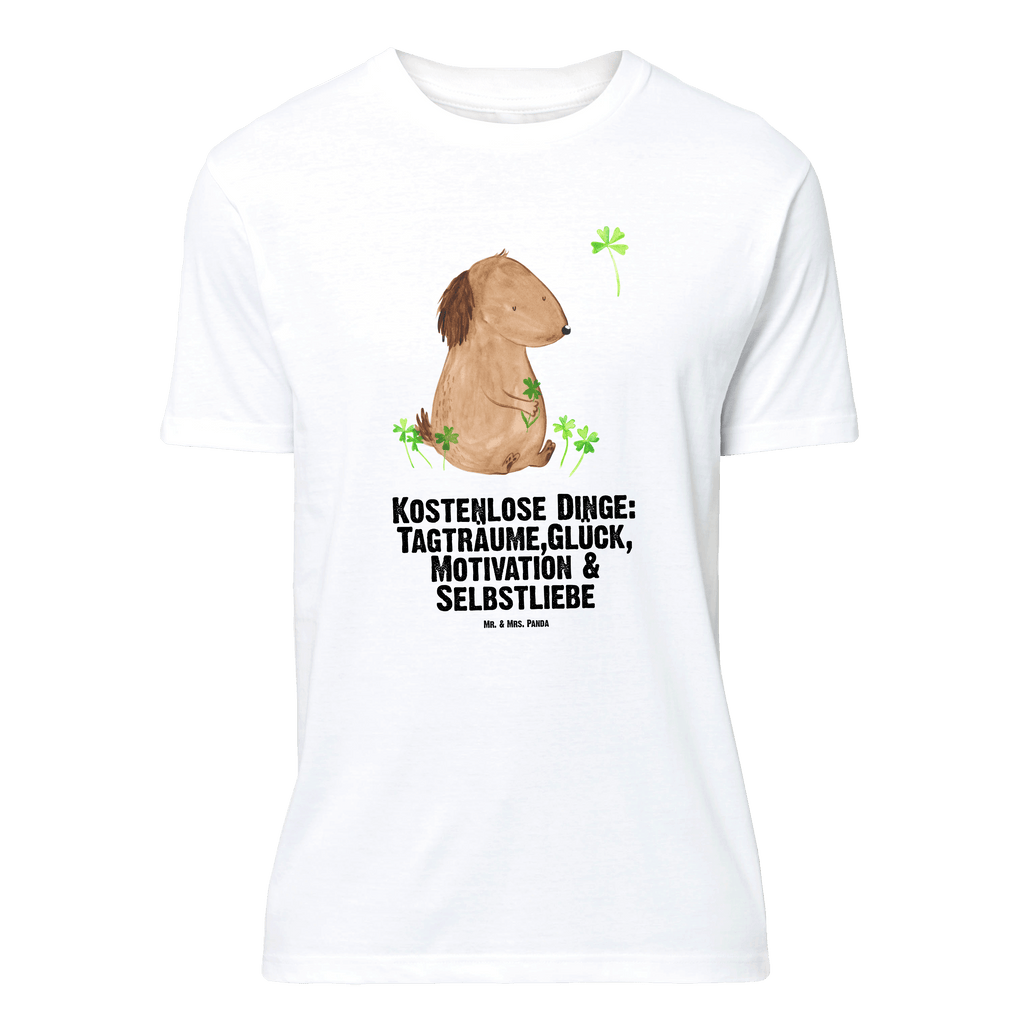 Größe L T-Shirt Hund Kleeblatt T-Shirt, Shirt, Tshirt, Lustiges T-Shirt, T-Shirt mit Spruch, Party, Junggesellenabschied, Jubiläum, Geburstag, Herrn, Damen, Männer, Frauen, Schlafshirt, Nachthemd, Sprüche, Hund, Hundemotiv, Haustier, Hunderasse, Tierliebhaber, Hundebesitzer, Kleeblatt, Glück, Tagträume, Motivation, Neuanfang, Geschenk, Glücksbringer, Selbstliebe, Achtsamkeit