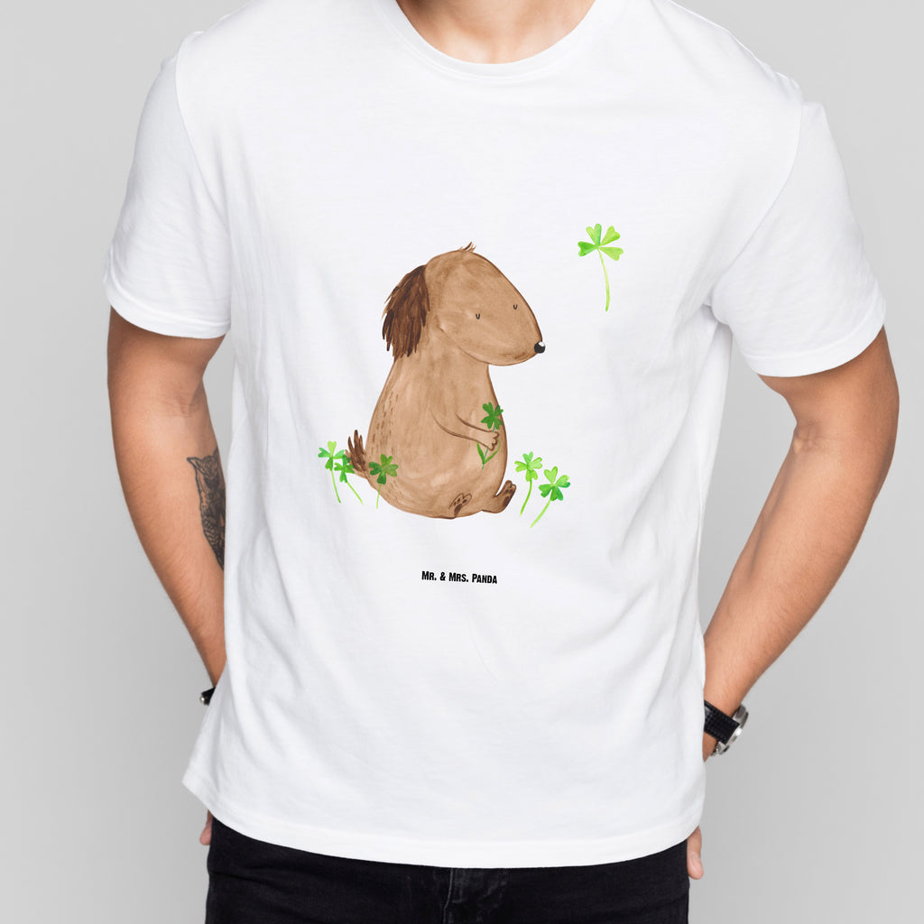 Größe L T-Shirt Hund Kleeblatt T-Shirt, Shirt, Tshirt, Lustiges T-Shirt, T-Shirt mit Spruch, Party, Junggesellenabschied, Jubiläum, Geburstag, Herrn, Damen, Männer, Frauen, Schlafshirt, Nachthemd, Sprüche, Hund, Hundemotiv, Haustier, Hunderasse, Tierliebhaber, Hundebesitzer, Kleeblatt, Glück, Tagträume, Motivation, Neuanfang, Geschenk, Glücksbringer, Selbstliebe, Achtsamkeit