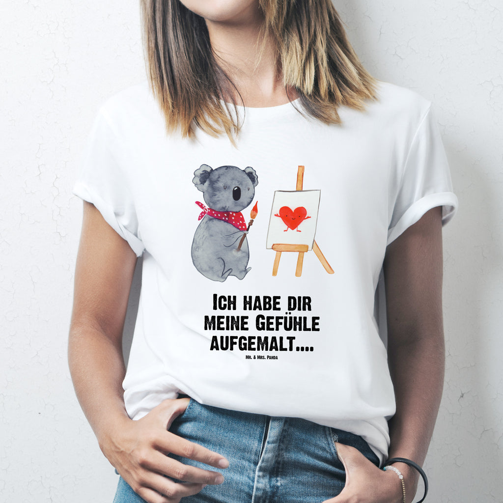 Größe L T-Shirt Koala Künstler T-Shirt, Shirt, Tshirt, Lustiges T-Shirt, T-Shirt mit Spruch, Party, Junggesellenabschied, Jubiläum, Geburstag, Herrn, Damen, Männer, Frauen, Schlafshirt, Nachthemd, Sprüche, Koala, Koalabär, Liebe, Liebensbeweis, Liebesgeschenk, Gefühle, Künstler, zeichnen