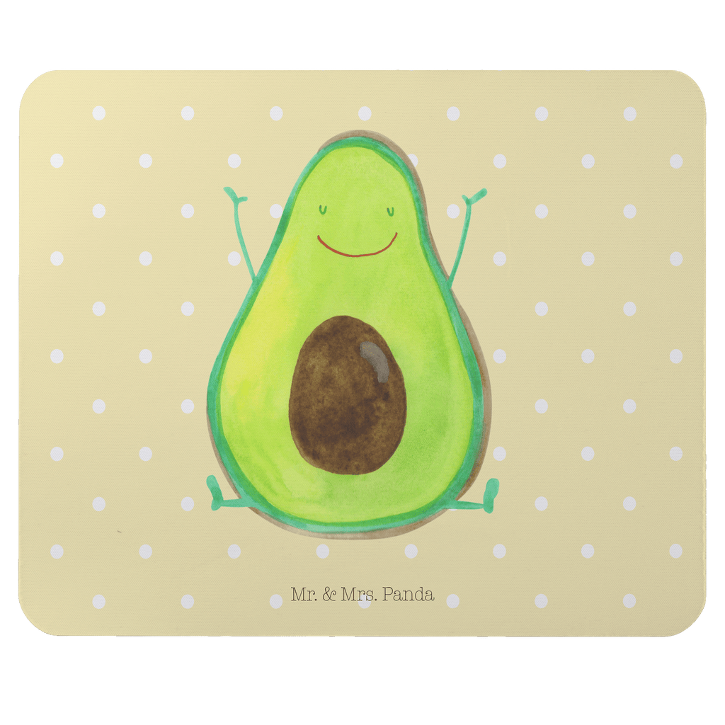 Mauspad Avocado Happy Mousepad, Computer zubehör, Büroausstattung, PC Zubehör, Arbeitszimmer, Mauspad, Einzigartiges Mauspad, Designer Mauspad, Avocado, Veggie, Vegan, Gesund, Chaos