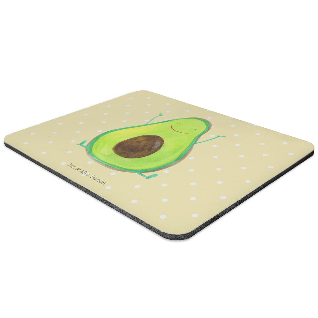 Mauspad Avocado Happy Mousepad, Computer zubehör, Büroausstattung, PC Zubehör, Arbeitszimmer, Mauspad, Einzigartiges Mauspad, Designer Mauspad, Avocado, Veggie, Vegan, Gesund, Chaos