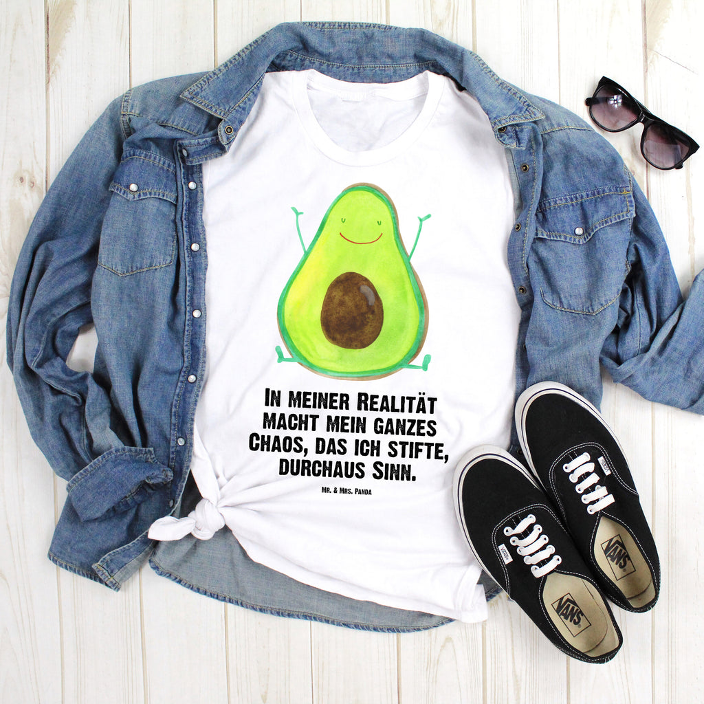 Größe M T-Shirt Avocado Happy T-Shirt, Shirt, Tshirt, Lustiges T-Shirt, T-Shirt mit Spruch, Party, Junggesellenabschied, Jubiläum, Geburstag, Herrn, Damen, Männer, Frauen, Schlafshirt, Nachthemd, Sprüche, Avocado, Veggie, Vegan, Gesund, Chaos