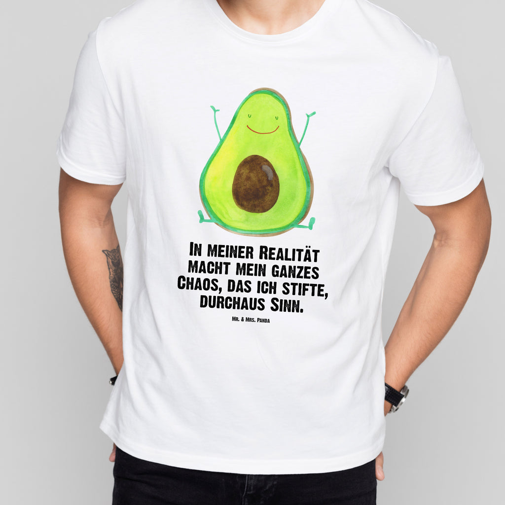 Größe M T-Shirt Avocado Happy T-Shirt, Shirt, Tshirt, Lustiges T-Shirt, T-Shirt mit Spruch, Party, Junggesellenabschied, Jubiläum, Geburstag, Herrn, Damen, Männer, Frauen, Schlafshirt, Nachthemd, Sprüche, Avocado, Veggie, Vegan, Gesund, Chaos
