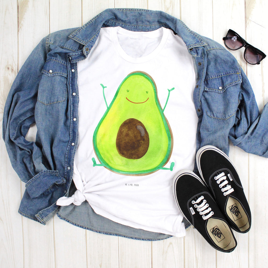 Größe S T-Shirt Avocado Happy T-Shirt, Shirt, Tshirt, Lustiges T-Shirt, T-Shirt mit Spruch, Party, Junggesellenabschied, Jubiläum, Geburstag, Herrn, Damen, Männer, Frauen, Schlafshirt, Nachthemd, Sprüche, Avocado, Veggie, Vegan, Gesund, Chaos