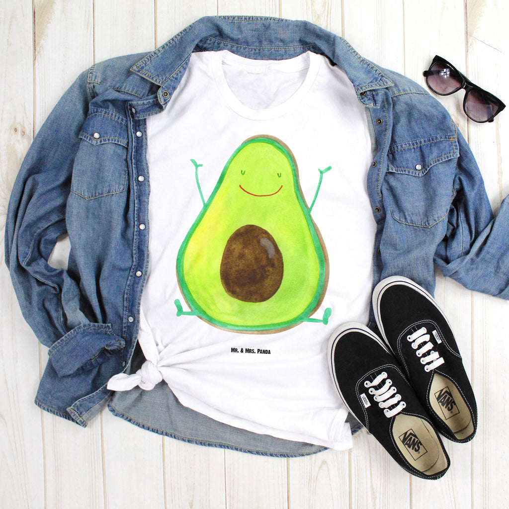 Größe XL T-Shirt Avocado Happy T-Shirt, Shirt, Tshirt, Lustiges T-Shirt, T-Shirt mit Spruch, Party, Junggesellenabschied, Jubiläum, Geburstag, Herrn, Damen, Männer, Frauen, Schlafshirt, Nachthemd, Sprüche, Avocado, Veggie, Vegan, Gesund, Chaos