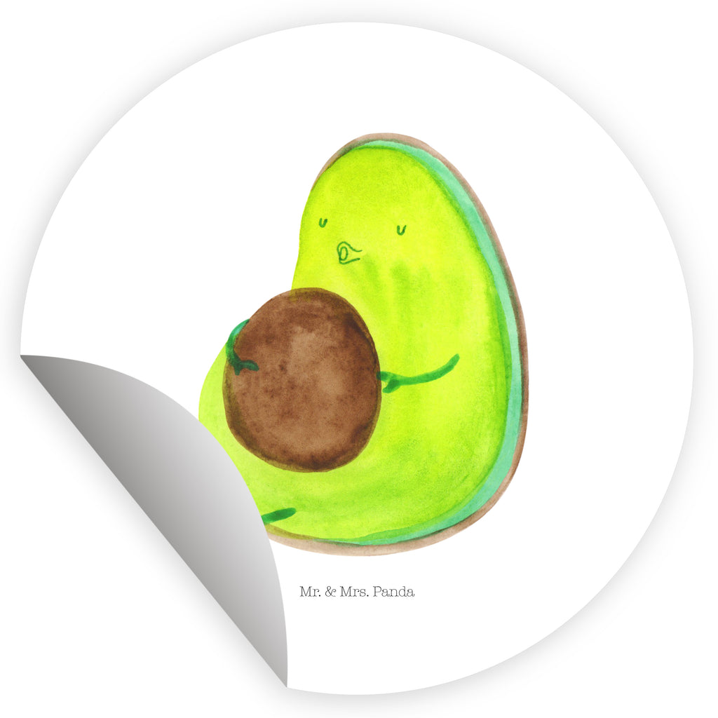 120mm Rund Aufkleber Avocado pfeift Sticker, Aufkleber, Etikett, Kinder, rund, Avocado, Veggie, Vegan, Gesund, Diät, Abnehmen, Ernährung, dick sein, Pummelfee