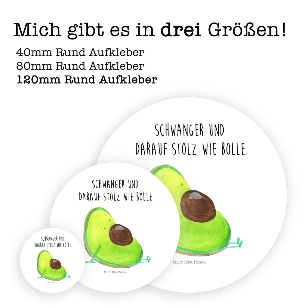 120mm Rund Aufkleber Avocado schwanger Sticker, Aufkleber, Etikett, Kinder, rund, Avocado, Veggie, Vegan, Gesund, schwanger, Schwangerschaft, Babyparty, Babyshower