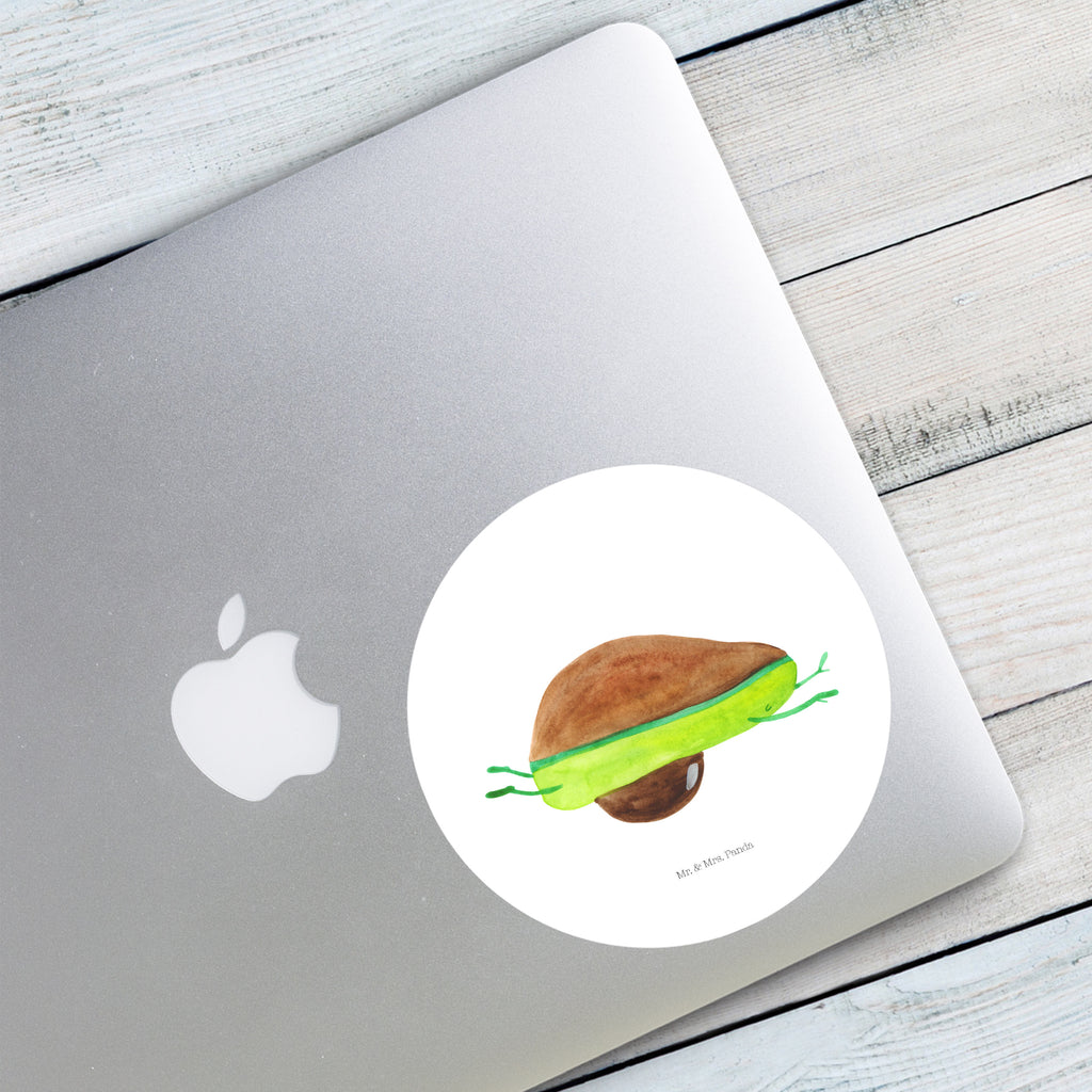 120mm Rund Aufkleber Avocado Yoga Sticker, Aufkleber, Etikett, Kinder, rund, Avocado, Veggie, Vegan, Gesund, Avocado Yoga Vegan