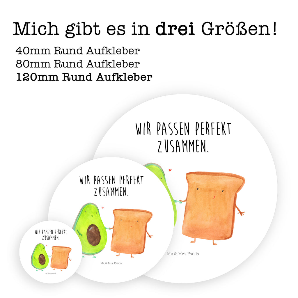 120mm Rund Aufkleber Avocado + Toast Sticker, Aufkleber, Etikett, Kinder, rund, Avocado, Veggie, Vegan, Gesund, Toast, Toastbrot, Liebespaar, Pärchen, Freund, Freundin, Verlobt, Verlobungsparty, Hochzeit, Hochzeitsgeschenk, Jahrestag, Jahrestagsgeschenk