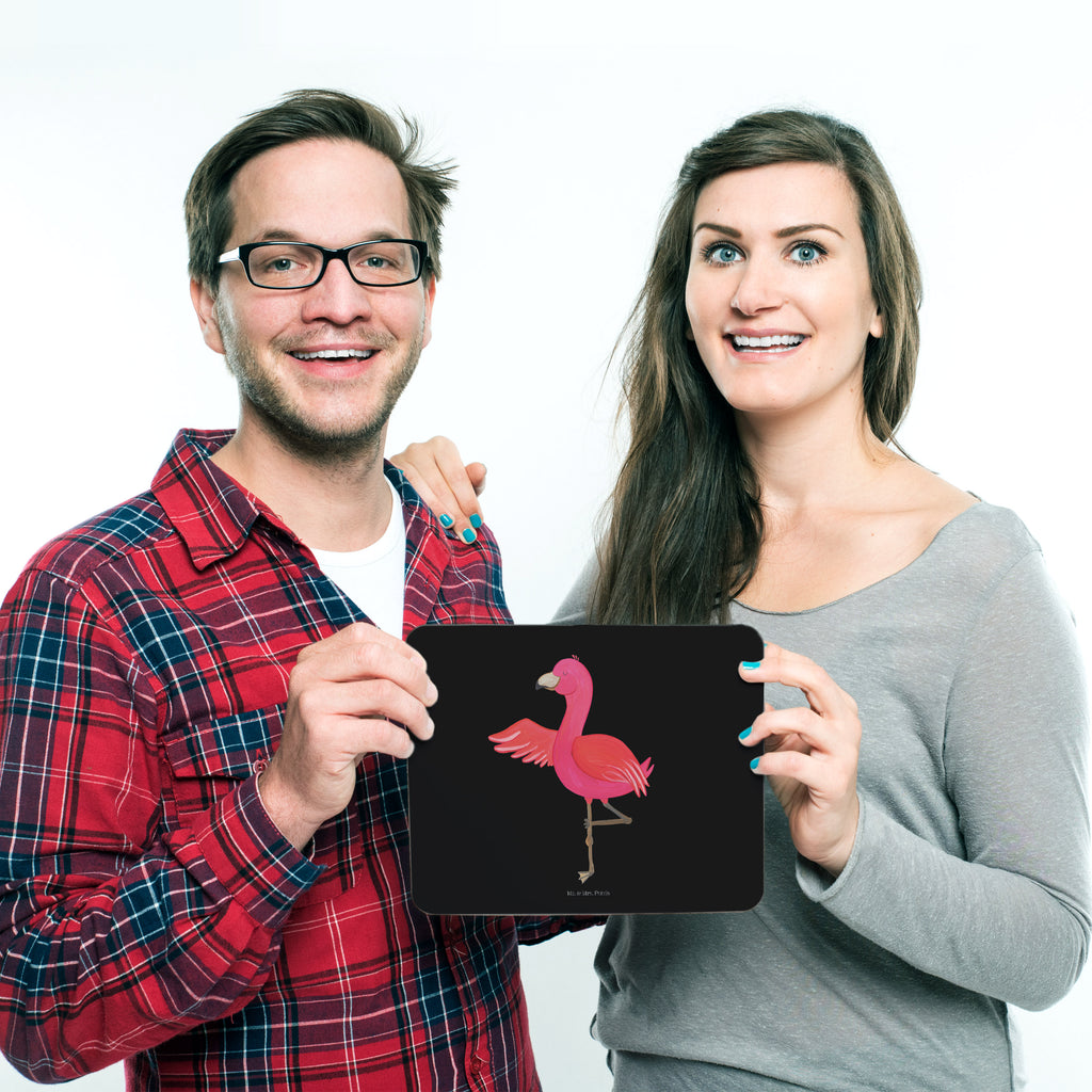 Mauspad Flamingo Yoga Mousepad, Computer zubehör, Büroausstattung, PC Zubehör, Arbeitszimmer, Mauspad, Einzigartiges Mauspad, Designer Mauspad, Flamingo, Vogel, Yoga, Namaste, Achtsamkeit, Yoga-Übung, Entspannung, Ärger, Aufregen, Tiefenentspannung