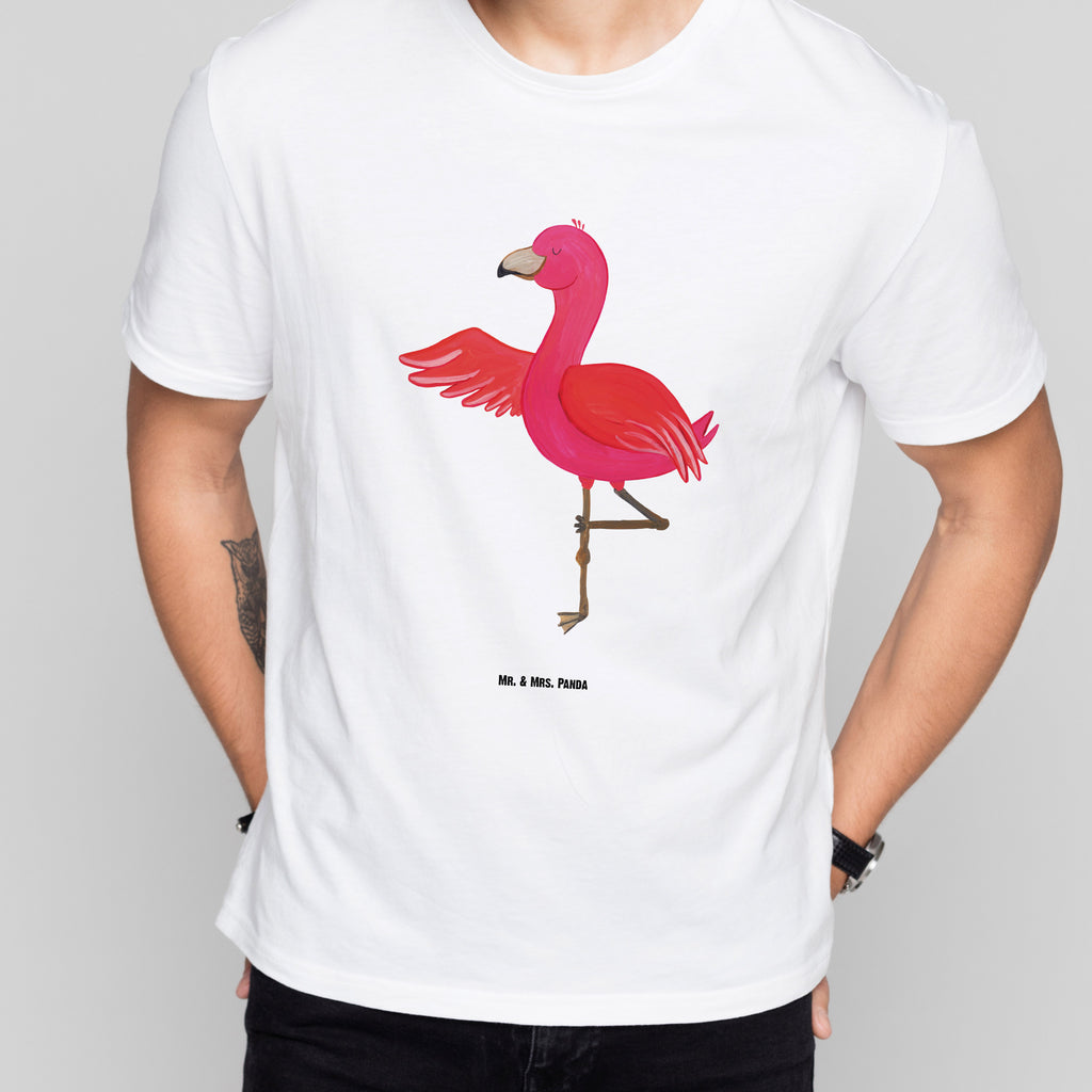 Größe L T-Shirt Flamingo Yoga T-Shirt, Shirt, Tshirt, Lustiges T-Shirt, T-Shirt mit Spruch, Party, Junggesellenabschied, Jubiläum, Geburstag, Herrn, Damen, Männer, Frauen, Schlafshirt, Nachthemd, Sprüche, Flamingo, Vogel, Yoga, Namaste, Achtsamkeit, Yoga-Übung, Entspannung, Ärger, Aufregen, Tiefenentspannung