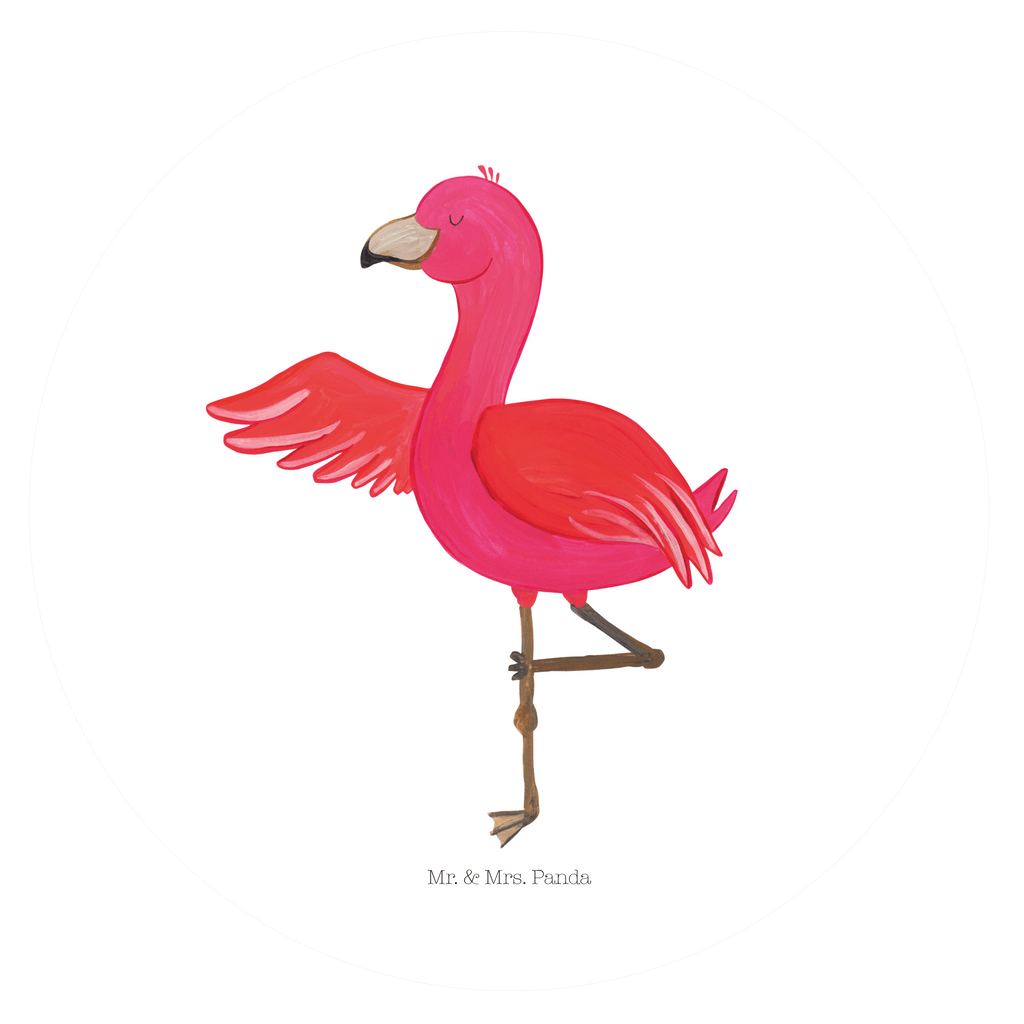 120mm Rund Aufkleber Flamingo Yoga Sticker, Aufkleber, Etikett, Kinder, rund, Flamingo, Vogel, Yoga, Namaste, Achtsamkeit, Yoga-Übung, Entspannung, Ärger, Aufregen, Tiefenentspannung