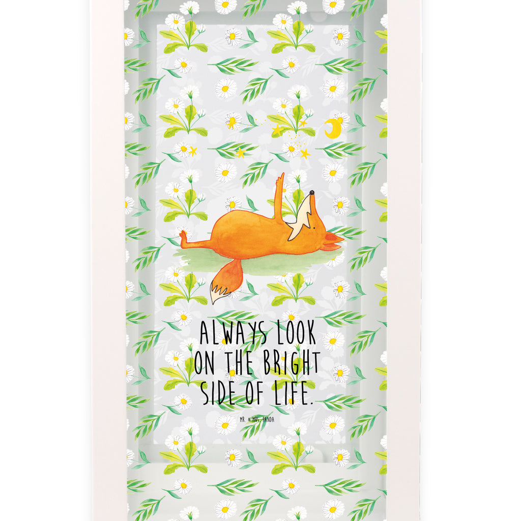 Deko Laterne Fuchs Sterne Gartenlampe, Gartenleuchte, Gartendekoration, Gartenlicht, Laterne  kleine Laternen, XXL Laternen, Laterne groß, Fuchs, Füchse, tröstende Worte, Spruch positiv, Spruch schön, Romantik, Always Look on the Bright Side of Life