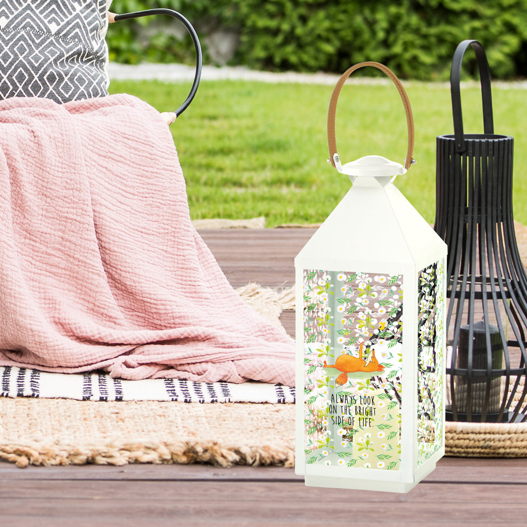 Deko Laterne Fuchs Sterne Gartenlampe, Gartenleuchte, Gartendekoration, Gartenlicht, Laterne  kleine Laternen, XXL Laternen, Laterne groß, Fuchs, Füchse, tröstende Worte, Spruch positiv, Spruch schön, Romantik, Always Look on the Bright Side of Life