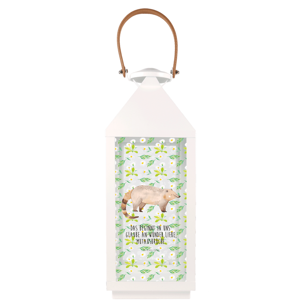 Deko Laterne Nasenbaer Gartenlampe, Gartenleuchte, Gartendekoration, Gartenlicht, Laterne  kleine Laternen, XXL Laternen, Laterne groß, Tiermotive, Gute Laune, lustige Sprüche, Tiere, Nasenbär, Nasenbären, Rüsselbär, Bär