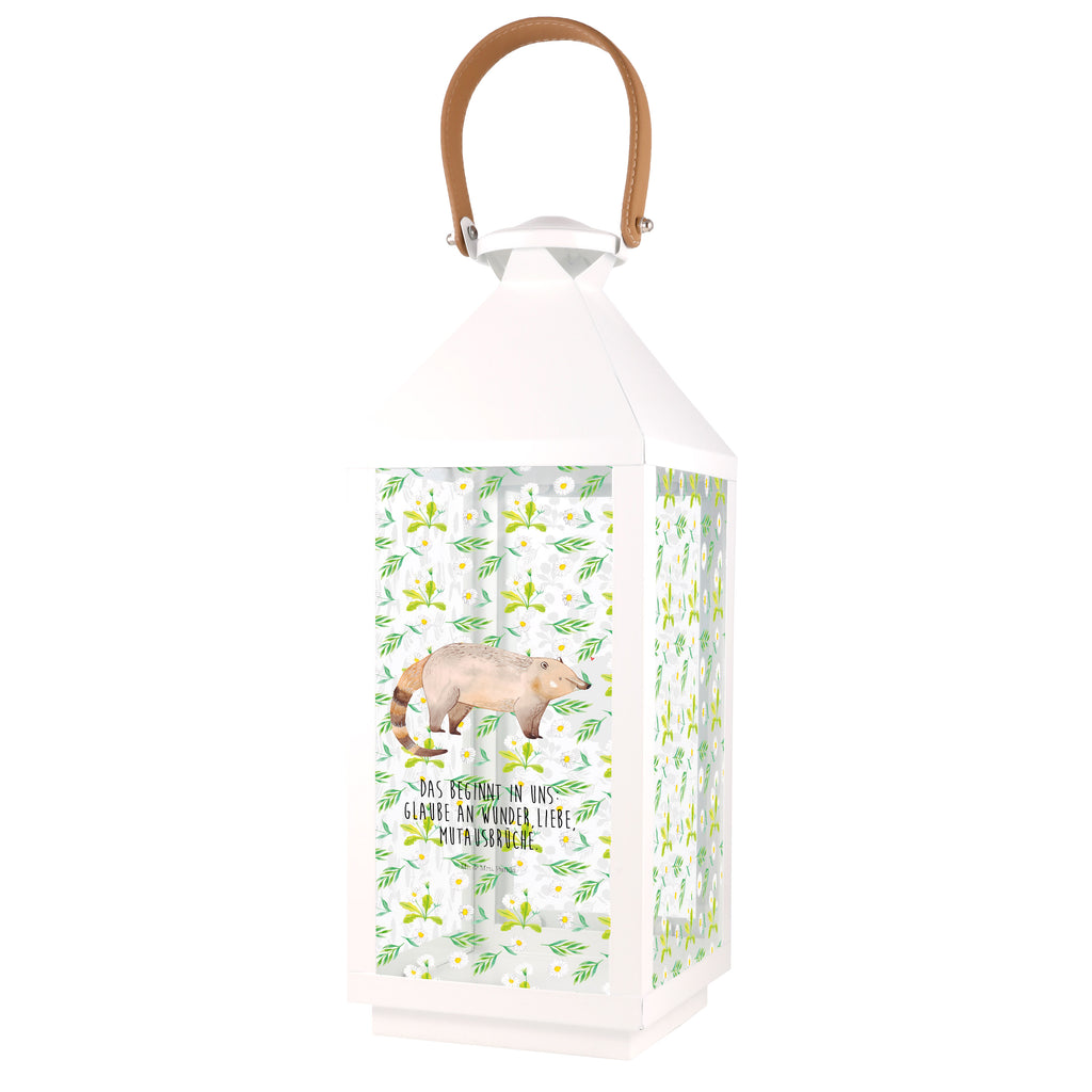 Deko Laterne Nasenbaer Gartenlampe, Gartenleuchte, Gartendekoration, Gartenlicht, Laterne  kleine Laternen, XXL Laternen, Laterne groß, Tiermotive, Gute Laune, lustige Sprüche, Tiere, Nasenbär, Nasenbären, Rüsselbär, Bär