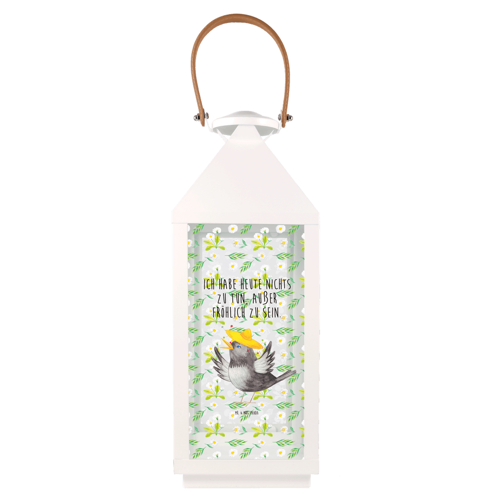 Deko Laterne Rabe mit Sombrero Gartenlampe, Gartenleuchte, Gartendekoration, Gartenlicht, Laterne  kleine Laternen, XXL Laternen, Laterne groß, Tiermotive, Gute Laune, lustige Sprüche, Tiere, Rabe, Vogel, Vögel, Spruch positiv, fröhlich sein, glücklich sein, Glück Spruch, froh, Elster, Motivation