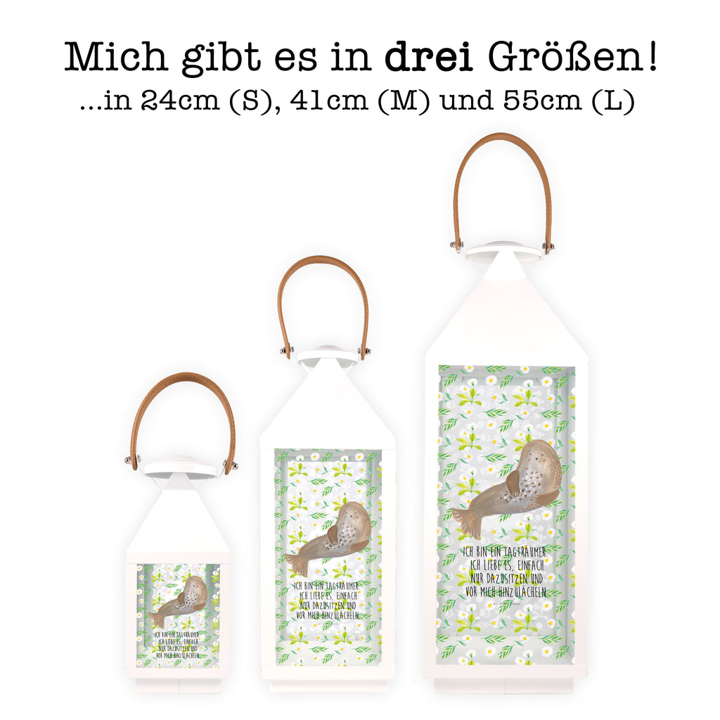 Deko Laterne Robbe lachend Gartenlampe, Gartenleuchte, Gartendekoration, Gartenlicht, Laterne  kleine Laternen, XXL Laternen, Laterne groß, Tiermotive, Gute Laune, lustige Sprüche, Tiere, Robbe, Robben, Seehund, Strand, Meerestier, Ostsee, Nordsee