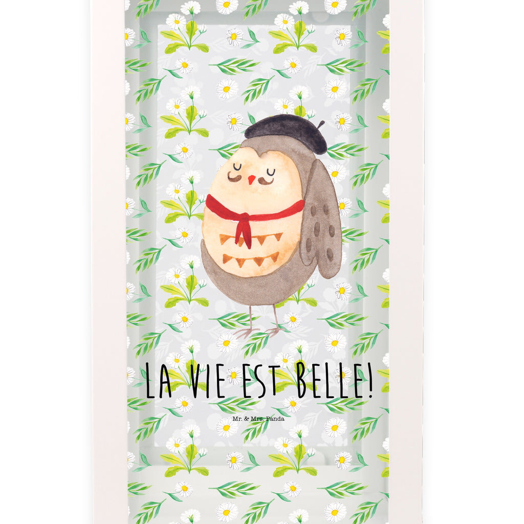Deko Laterne Eule Französisch Gartenlampe, Gartenleuchte, Gartendekoration, Gartenlicht, Laterne  kleine Laternen, XXL Laternen, Laterne groß, Eule, Eulen, Eule Deko, Owl, hibou, La vie est belle, das Leben ist schön, Spruch schön, Spruch Französisch, Frankreich
