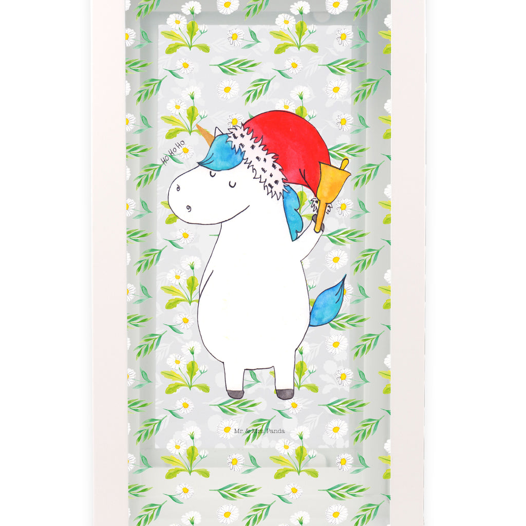 Deko Laterne Einhorn Weihnachtsmann Gartenlampe, Gartenleuchte, Gartendekoration, Gartenlicht, Laterne  kleine Laternen, XXL Laternen, Laterne groß, Einhorn, Einhörner, Einhorn Deko, Pegasus, Unicorn, Gin, Schokolade, Schoki, Weihnachten, Weihnachtsmann, Nikolaus, Wunschzettel, Wunschliste, Feenstaub