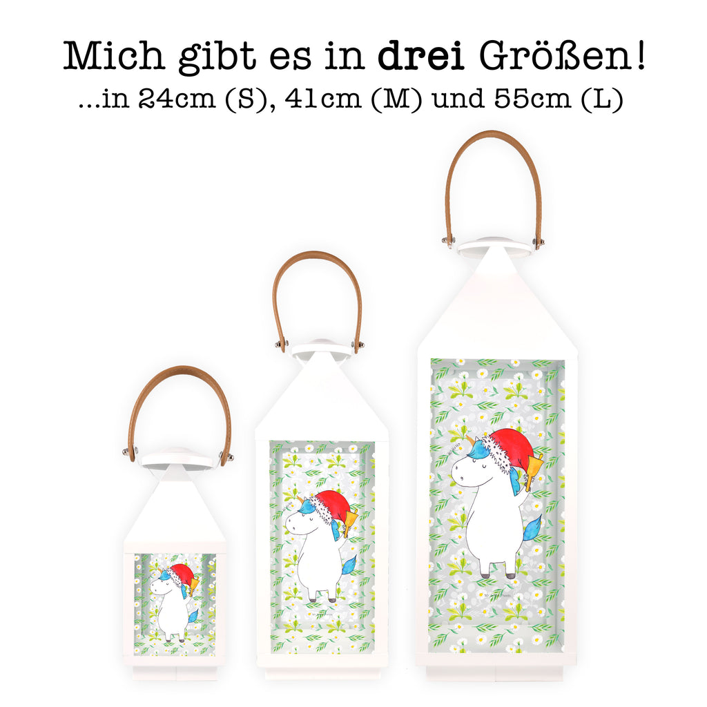 Deko Laterne Einhorn Weihnachtsmann Gartenlampe, Gartenleuchte, Gartendekoration, Gartenlicht, Laterne  kleine Laternen, XXL Laternen, Laterne groß, Einhorn, Einhörner, Einhorn Deko, Pegasus, Unicorn, Gin, Schokolade, Schoki, Weihnachten, Weihnachtsmann, Nikolaus, Wunschzettel, Wunschliste, Feenstaub