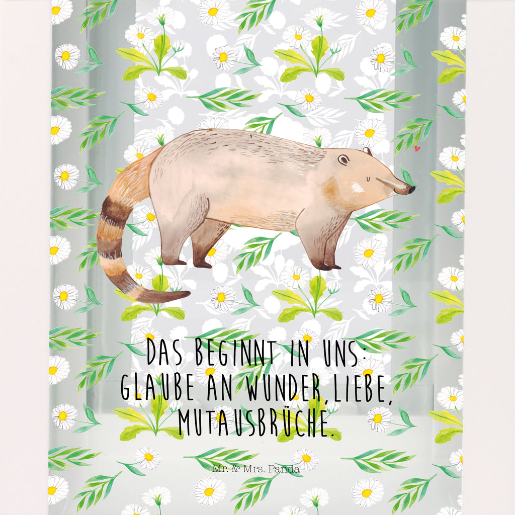 Deko Laterne Nasenbaer Gartenlampe, Gartenleuchte, Gartendekoration, Gartenlicht, Laterne  kleine Laternen, XXL Laternen, Laterne groß, Tiermotive, Gute Laune, lustige Sprüche, Tiere, Nasenbär, Nasenbären, Rüsselbär, Bär