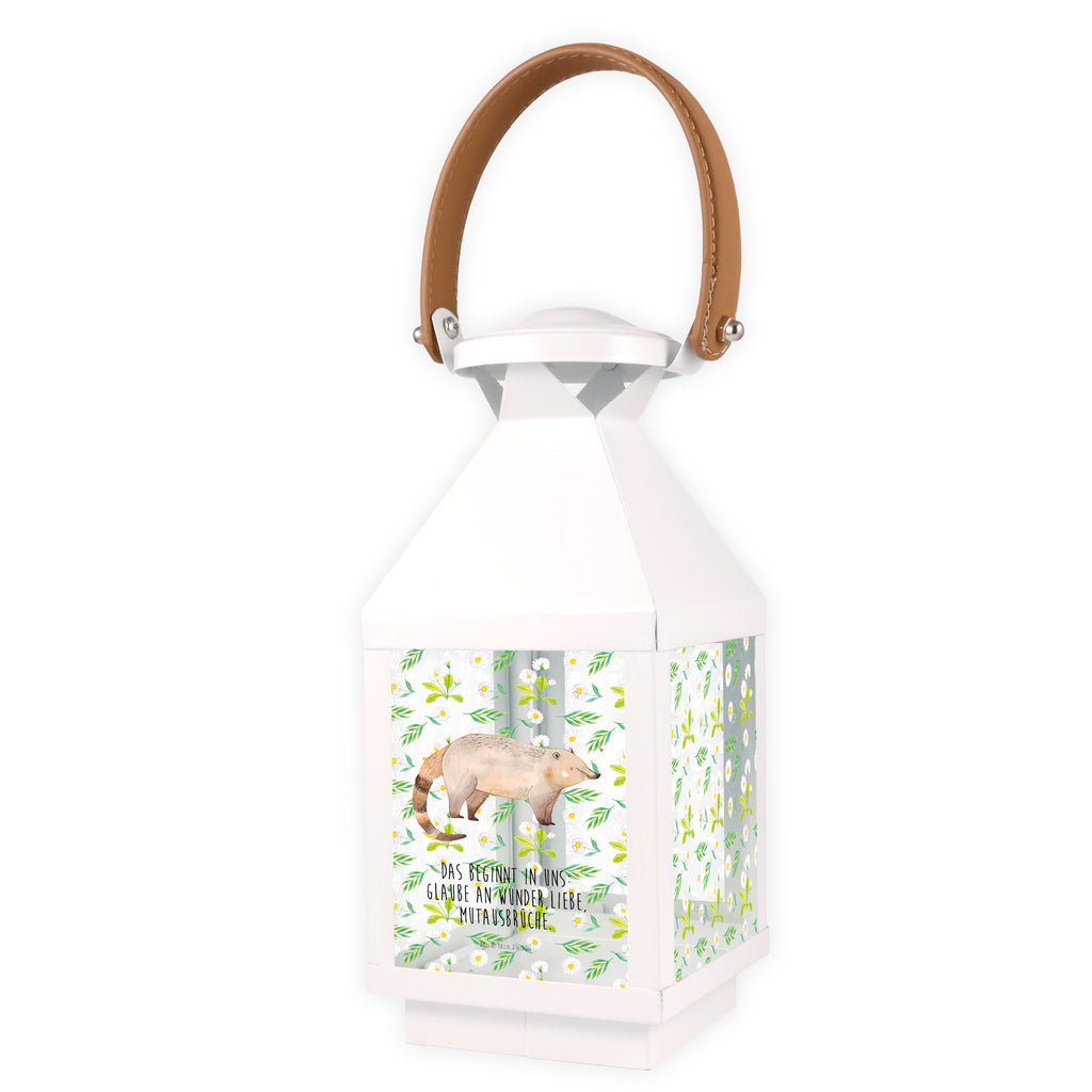 Deko Laterne Nasenbaer Gartenlampe, Gartenleuchte, Gartendekoration, Gartenlicht, Laterne  kleine Laternen, XXL Laternen, Laterne groß, Tiermotive, Gute Laune, lustige Sprüche, Tiere, Nasenbär, Nasenbären, Rüsselbär, Bär