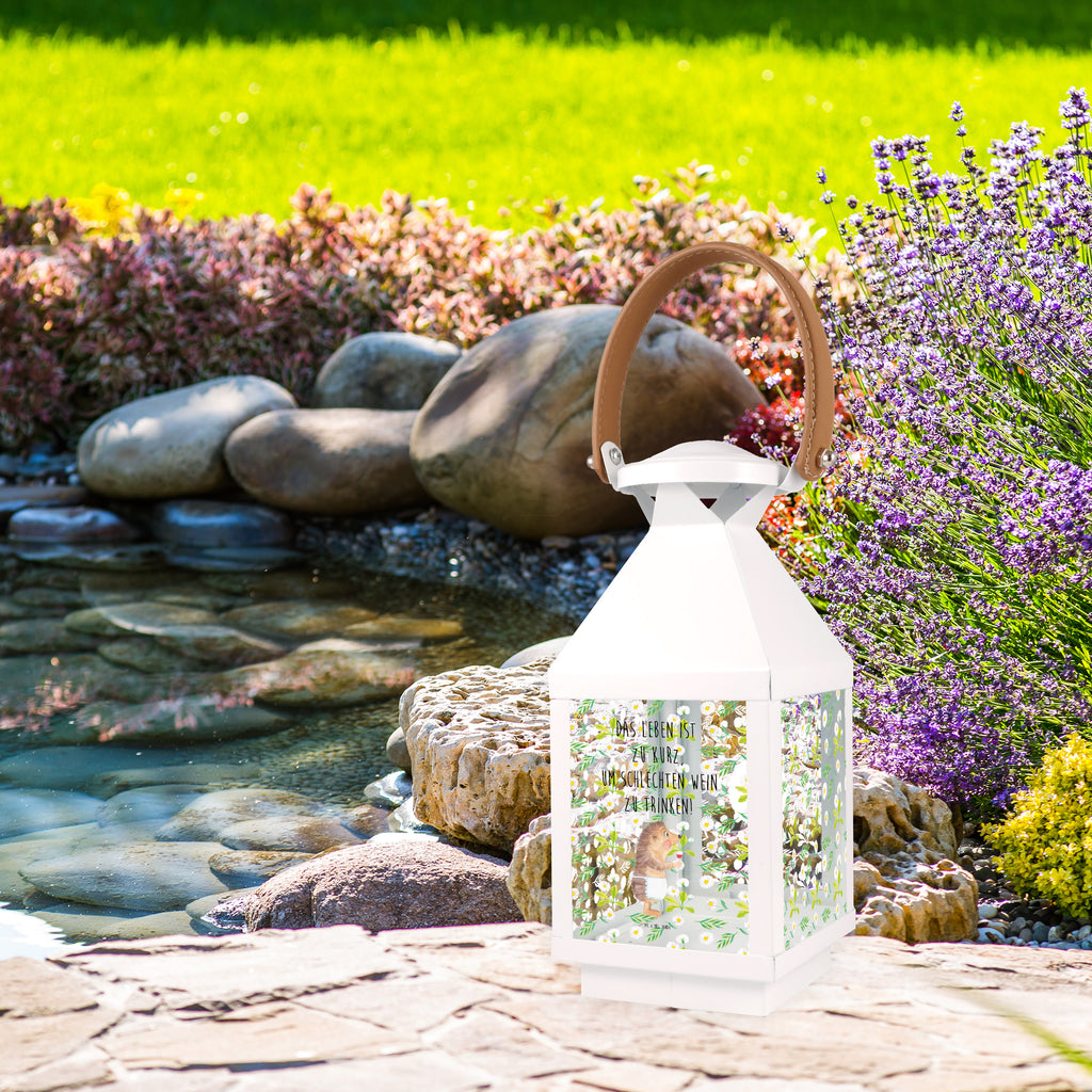 Deko Laterne Igel mit Wein Gartenlampe, Gartenleuchte, Gartendekoration, Gartenlicht, Laterne  kleine Laternen, XXL Laternen, Laterne groß, Tiermotive, Gute Laune, lustige Sprüche, Tiere, Wein Spruch, Igel, Geschenk Weintrinker, Geschenk Weinliebhaber, Wein Deko, Weinglas, Rotwein, Weißwein, Wein trinken