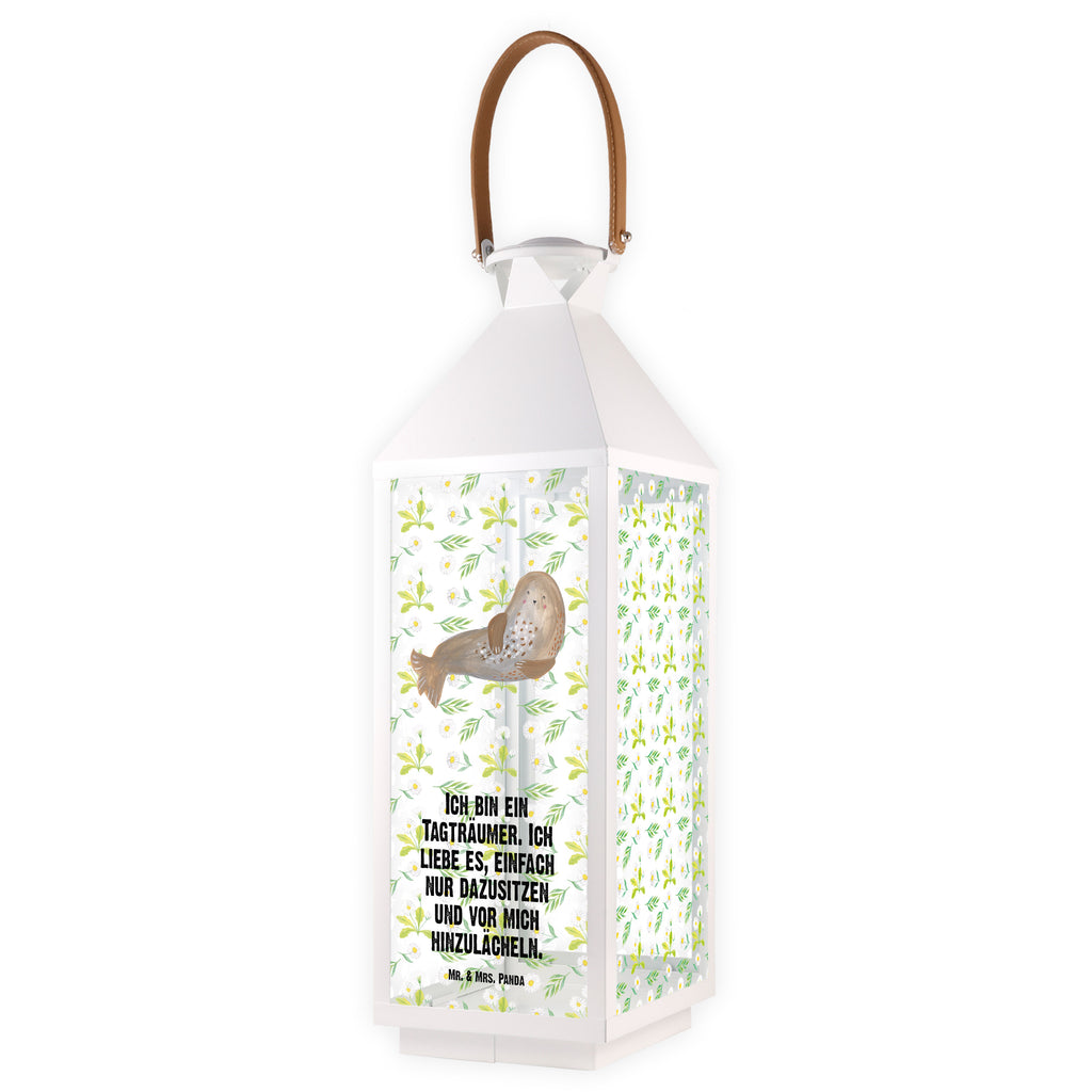 Deko Laterne Robbe lachend Gartenlampe, Gartenleuchte, Gartendekoration, Gartenlicht, Laterne  kleine Laternen, XXL Laternen, Laterne groß, Tiermotive, Gute Laune, lustige Sprüche, Tiere, Robbe, Robben, Seehund, Strand, Meerestier, Ostsee, Nordsee