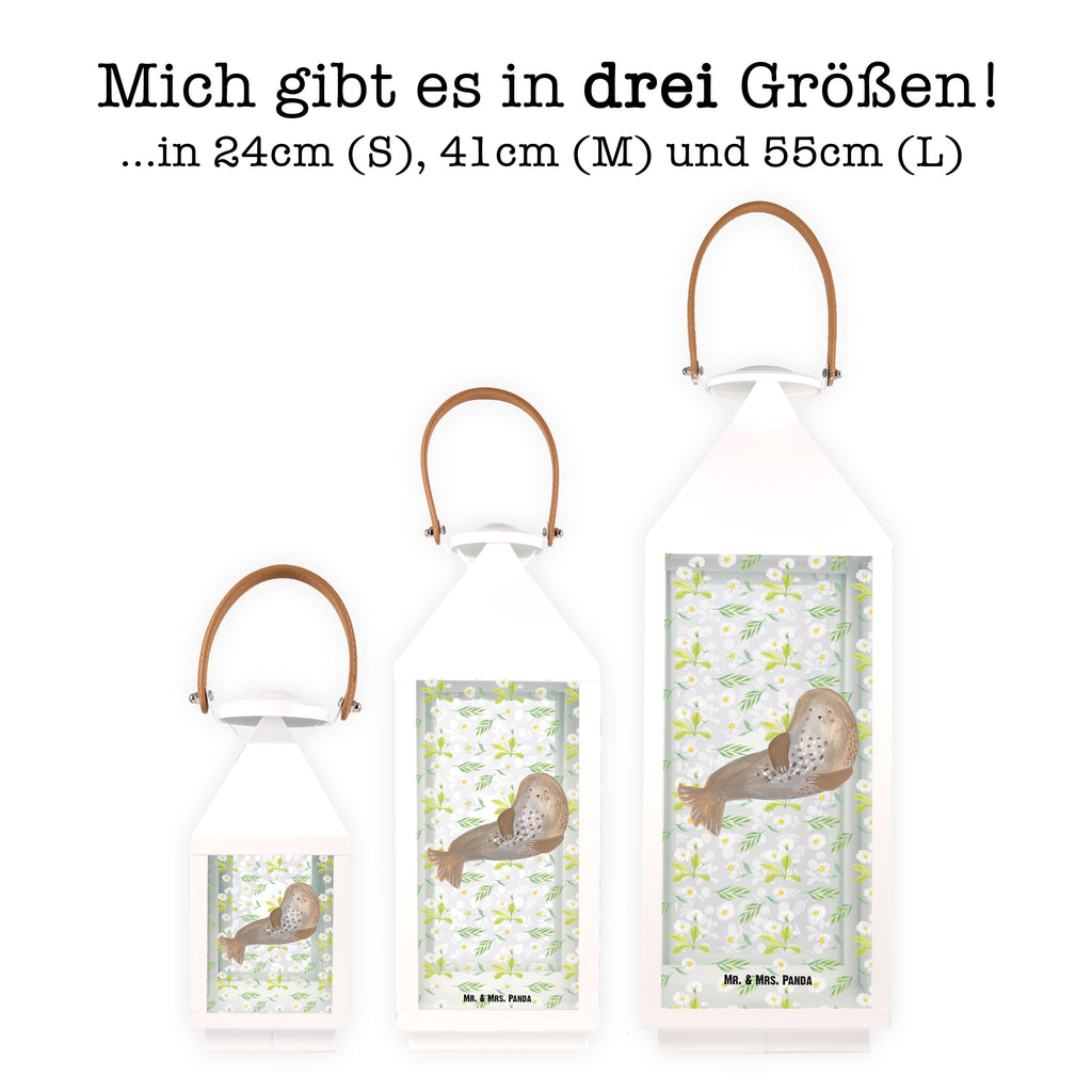 Deko Laterne Robbe lachend Gartenlampe, Gartenleuchte, Gartendekoration, Gartenlicht, Laterne  kleine Laternen, XXL Laternen, Laterne groß, Tiermotive, Gute Laune, lustige Sprüche, Tiere, Robbe, Robben, Seehund, Strand, Meerestier, Ostsee, Nordsee