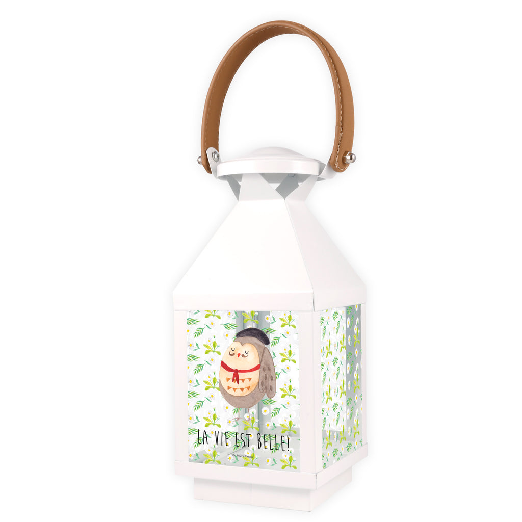 Deko Laterne Eule Französisch Gartenlampe, Gartenleuchte, Gartendekoration, Gartenlicht, Laterne  kleine Laternen, XXL Laternen, Laterne groß, Eule, Eulen, Eule Deko, Owl, hibou, La vie est belle, das Leben ist schön, Spruch schön, Spruch Französisch, Frankreich
