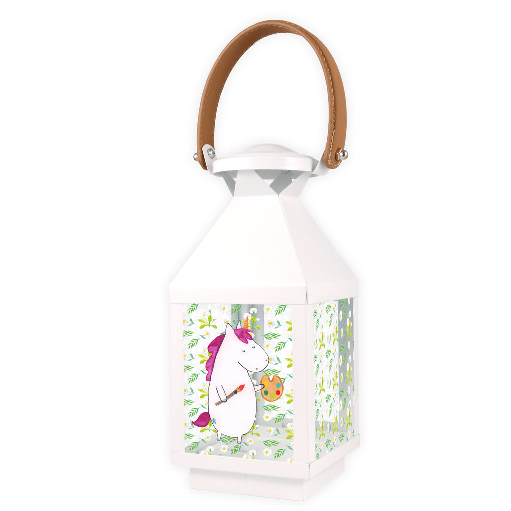Deko Laterne Einhorn Künstler Gartenlampe, Gartenleuchte, Gartendekoration, Gartenlicht, Laterne  kleine Laternen, XXL Laternen, Laterne groß, Einhorn, Einhörner, Einhorn Deko, Pegasus, Unicorn, Englisch, Künstler, Artist, Malen, Zeichnen, Welt, Farbe, Stift, Pinsel, Geschenk, Maler