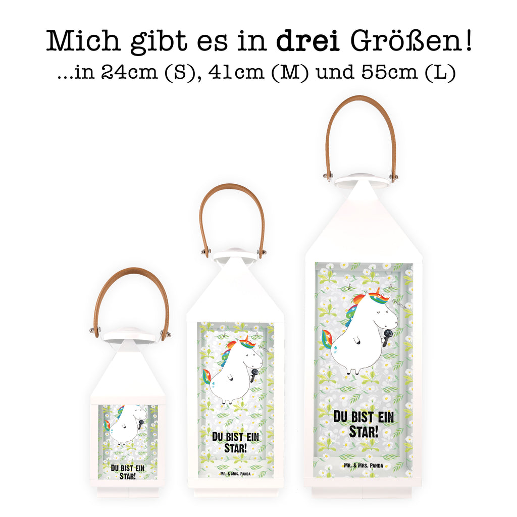 Deko Laterne Einhorn Sänger Gartenlampe, Gartenleuchte, Gartendekoration, Gartenlicht, Laterne  kleine Laternen, XXL Laternen, Laterne groß, Einhorn, Einhörner, Einhorn Deko, Pegasus, Unicorn, Glitzer, Konfetti, Party, Geburtstag, Feier, Fest, Disco, Sängerin, Sänger, Freundin