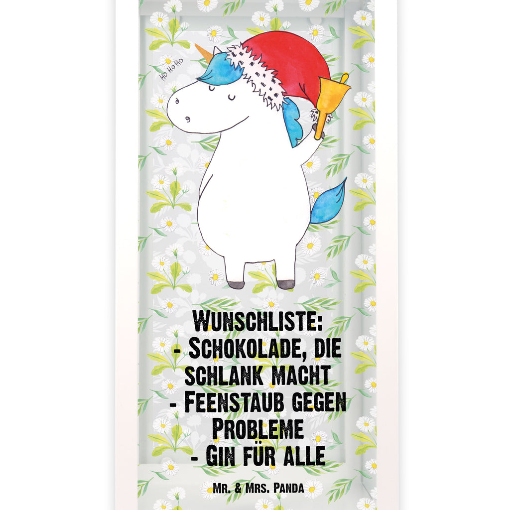 Deko Laterne Einhorn Weihnachtsmann Gartenlampe, Gartenleuchte, Gartendekoration, Gartenlicht, Laterne  kleine Laternen, XXL Laternen, Laterne groß, Einhorn, Einhörner, Einhorn Deko, Pegasus, Unicorn, Gin, Schokolade, Schoki, Weihnachten, Weihnachtsmann, Nikolaus, Wunschzettel, Wunschliste, Feenstaub