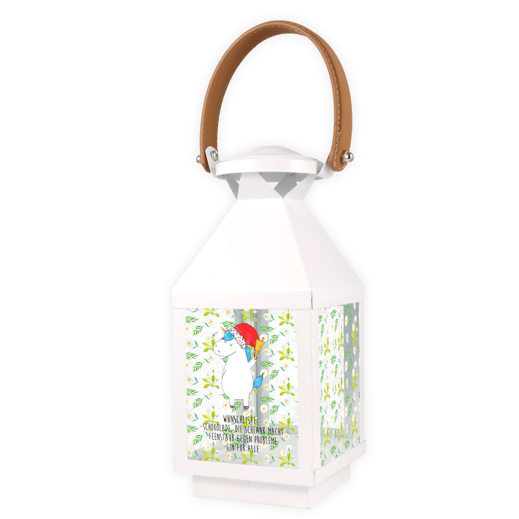 Deko Laterne Einhorn Weihnachtsmann Gartenlampe, Gartenleuchte, Gartendekoration, Gartenlicht, Laterne  kleine Laternen, XXL Laternen, Laterne groß, Einhorn, Einhörner, Einhorn Deko, Pegasus, Unicorn, Gin, Schokolade, Schoki, Weihnachten, Weihnachtsmann, Nikolaus, Wunschzettel, Wunschliste, Feenstaub