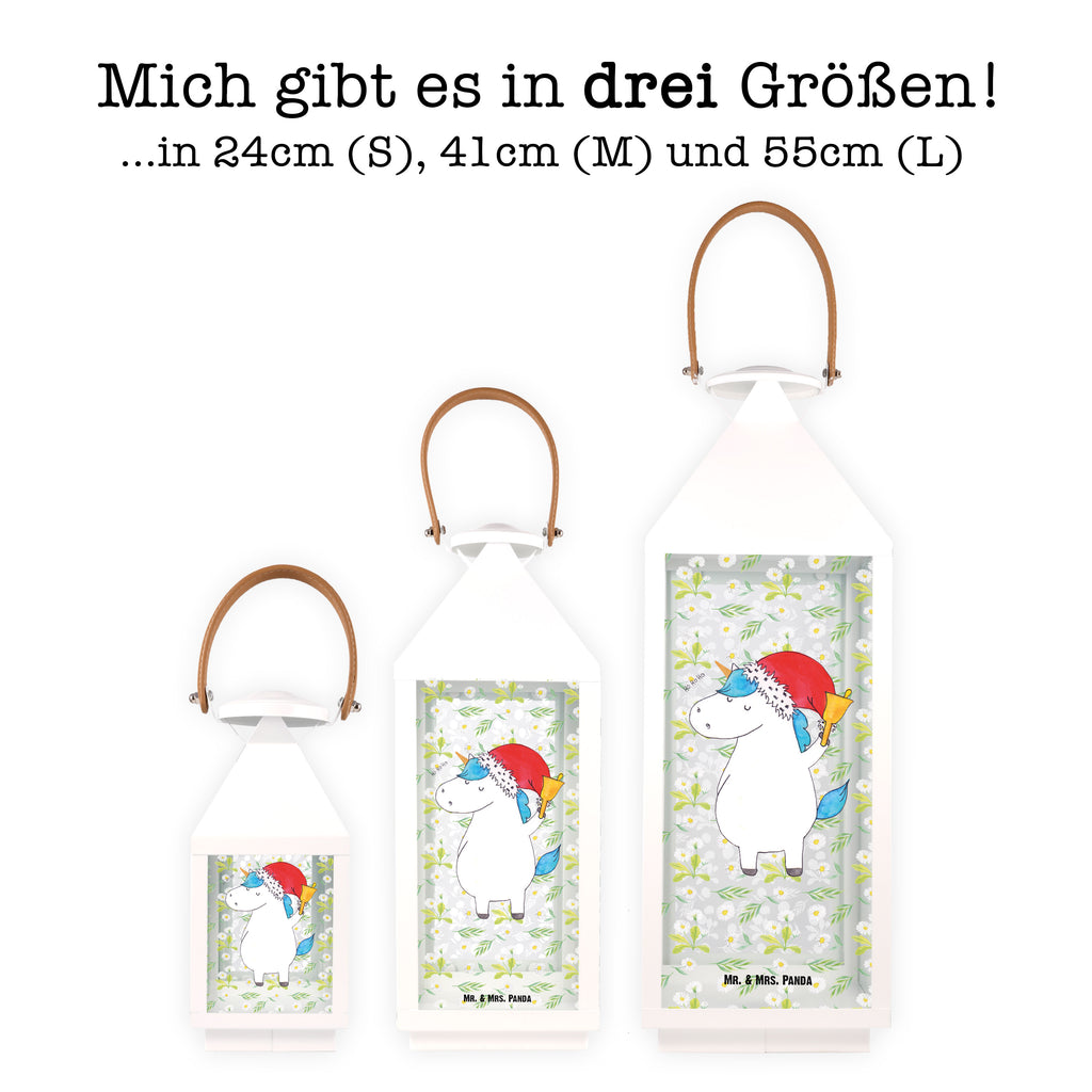 Deko Laterne Einhorn Weihnachtsmann Gartenlampe, Gartenleuchte, Gartendekoration, Gartenlicht, Laterne  kleine Laternen, XXL Laternen, Laterne groß, Einhorn, Einhörner, Einhorn Deko, Pegasus, Unicorn, Gin, Schokolade, Schoki, Weihnachten, Weihnachtsmann, Nikolaus, Wunschzettel, Wunschliste, Feenstaub