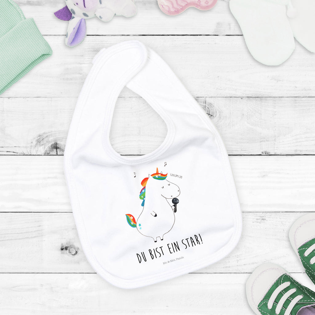 Organic Babylätzchen Einhorn Sänger Baby, Lätzchen, Spucktuch, Sabberlätzchen, Klettlätzchen, Babygeschenk, Baby Lätzchen, Geschenk für Geburt, Geschenk zur Geburt, Baby Spucktuch, Babyausstattung, Geschenkidee für Babyparty, Einhorn, Einhörner, Einhorn Deko, Pegasus, Unicorn, Glitzer, Konfetti, Party, Geburtstag, Feier, Fest, Disco, Sängerin, Sänger, Freundin