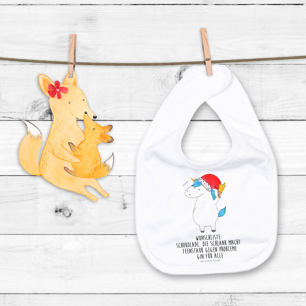 Organic Babylätzchen Einhorn Weihnachtsmann Baby, Lätzchen, Spucktuch, Sabberlätzchen, Klettlätzchen, Babygeschenk, Baby Lätzchen, Geschenk für Geburt, Geschenk zur Geburt, Baby Spucktuch, Babyausstattung, Geschenkidee für Babyparty, Einhorn, Einhörner, Einhorn Deko, Pegasus, Unicorn, Gin, Schokolade, Schoki, Weihnachten, Weihnachtsmann, Nikolaus, Wunschzettel, Wunschliste, Feenstaub