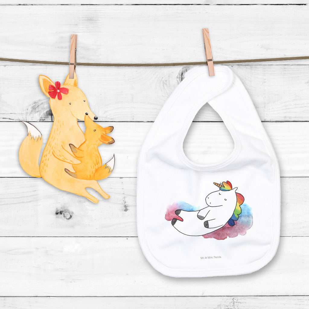 Organic Babylätzchen Einhorn Wolke 7 Baby, Lätzchen, Spucktuch, Sabberlätzchen, Klettlätzchen, Babygeschenk, Baby Lätzchen, Geschenk für Geburt, Geschenk zur Geburt, Baby Spucktuch, Babyausstattung, Geschenkidee für Babyparty, Einhorn, Einhörner, Einhorn Deko, Pegasus, Unicorn, verliebt, Menschen, witzig, lustig, Geschenk, Glaube, Realität, Lächeln