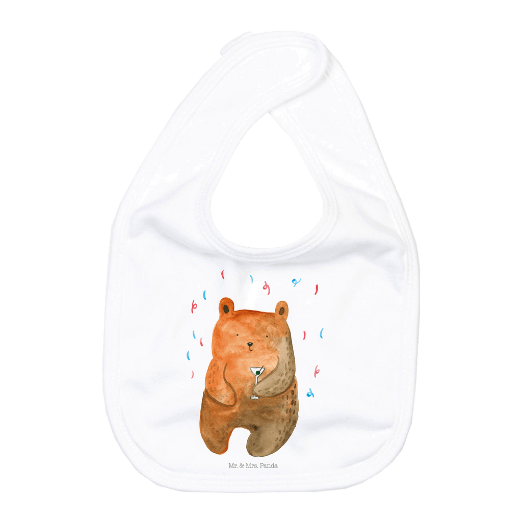 Organic Babylätzchen Bär Party Baby, Lätzchen, Spucktuch, Sabberlätzchen, Klettlätzchen, Babygeschenk, Baby Lätzchen, Geschenk für Geburt, Geschenk zur Geburt, Baby Spucktuch, Babyausstattung, Geschenkidee für Babyparty, Bär, Teddy, Teddybär, Geburtstag, Geburtstagsgeschenk, Geschenk, Party, Feiern, Abfeiern, Mitbringsel, Gute Laune, Lustig
