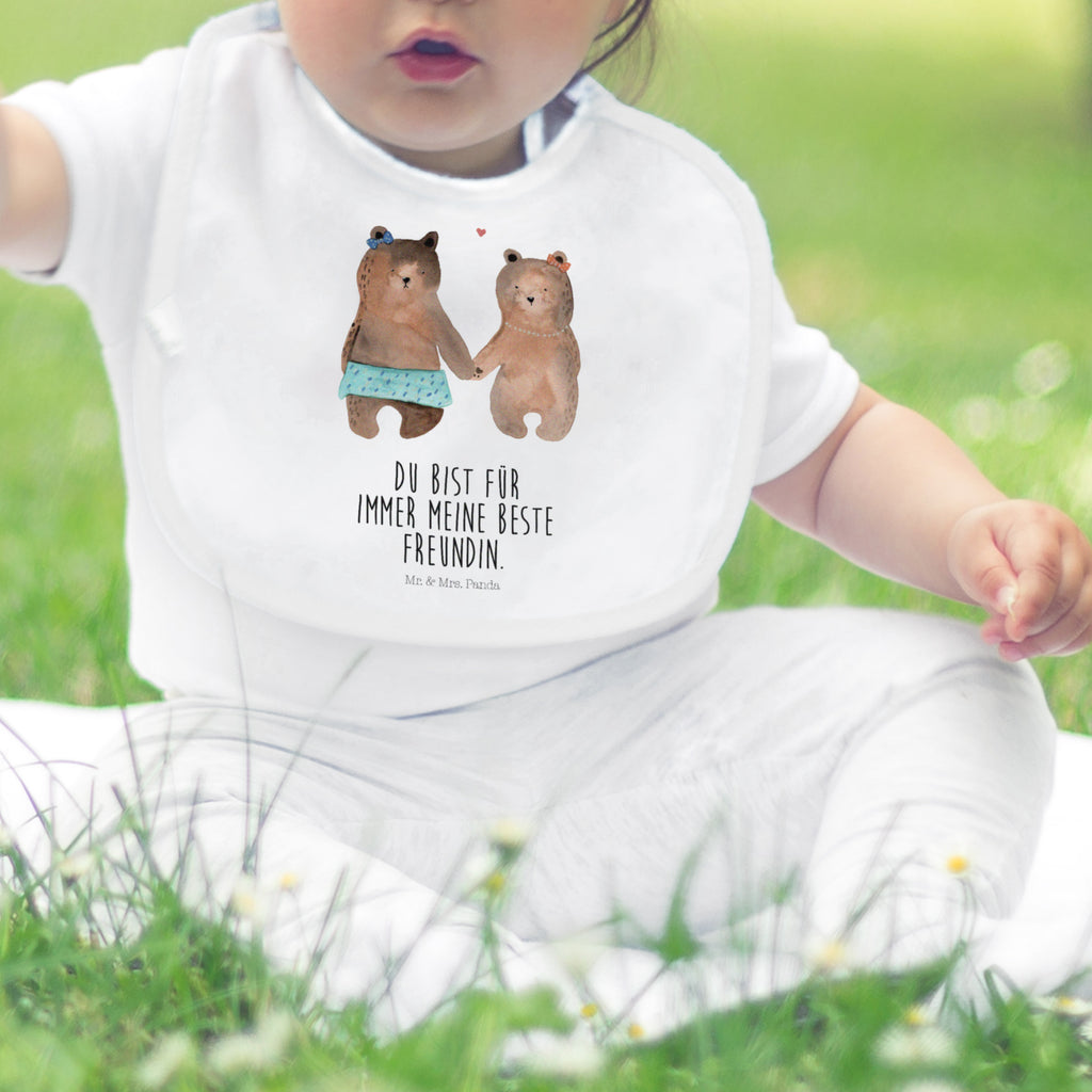 Organic Babylätzchen Bär Freundin Baby, Lätzchen, Spucktuch, Sabberlätzchen, Klettlätzchen, Babygeschenk, Baby Lätzchen, Geschenk für Geburt, Geschenk zur Geburt, Baby Spucktuch, Babyausstattung, Geschenkidee für Babyparty, Bär, Teddy, Teddybär, Bär Freundin Beste Freund Liebe Liebesbeweis Verliebt Kumpel Kumpeliene