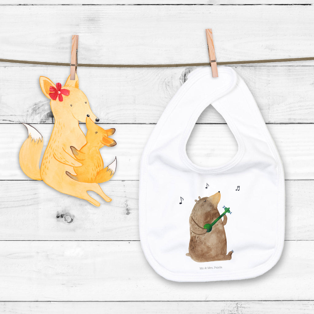 Organic Babylätzchen Bär Lied Baby, Lätzchen, Spucktuch, Sabberlätzchen, Klettlätzchen, Babygeschenk, Baby Lätzchen, Geschenk für Geburt, Geschenk zur Geburt, Baby Spucktuch, Babyausstattung, Geschenkidee für Babyparty, Bär, Teddy, Teddybär, Bärchen, Bear, Liebeslied, Lied, Song, Valentinstag, Valentine, Geschenk, Partner, Liebe, Freundin, Frau, Herz, Spruch