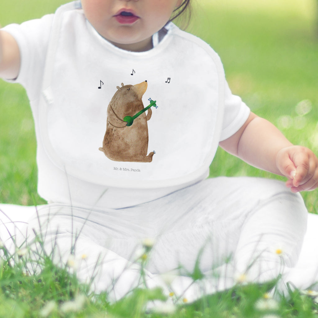 Organic Babylätzchen Bär Lied Baby, Lätzchen, Spucktuch, Sabberlätzchen, Klettlätzchen, Babygeschenk, Baby Lätzchen, Geschenk für Geburt, Geschenk zur Geburt, Baby Spucktuch, Babyausstattung, Geschenkidee für Babyparty, Bär, Teddy, Teddybär, Bärchen, Bear, Liebeslied, Lied, Song, Valentinstag, Valentine, Geschenk, Partner, Liebe, Freundin, Frau, Herz, Spruch