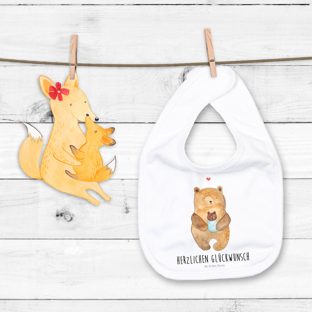 Organic Babylätzchen Bär mit Baby Baby, Lätzchen, Spucktuch, Sabberlätzchen, Klettlätzchen, Babygeschenk, Baby Lätzchen, Geschenk für Geburt, Geschenk zur Geburt, Baby Spucktuch, Babyausstattung, Geschenkidee für Babyparty, Bär, Teddy, Teddybär, Eltern, Mutter, Taufe, Geburt, Nichte, Neffe, Enkel, Enkelin, Täufling, Geburtstag, Glückwunsch