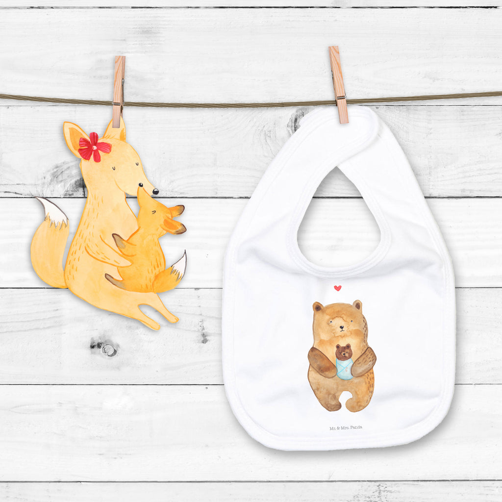 Organic Babylätzchen Bär mit Baby Baby, Lätzchen, Spucktuch, Sabberlätzchen, Klettlätzchen, Babygeschenk, Baby Lätzchen, Geschenk für Geburt, Geschenk zur Geburt, Baby Spucktuch, Babyausstattung, Geschenkidee für Babyparty, Bär, Teddy, Teddybär, Eltern, Mutter, Taufe, Geburt, Nichte, Neffe, Enkel, Enkelin, Täufling, Geburtstag, Glückwunsch
