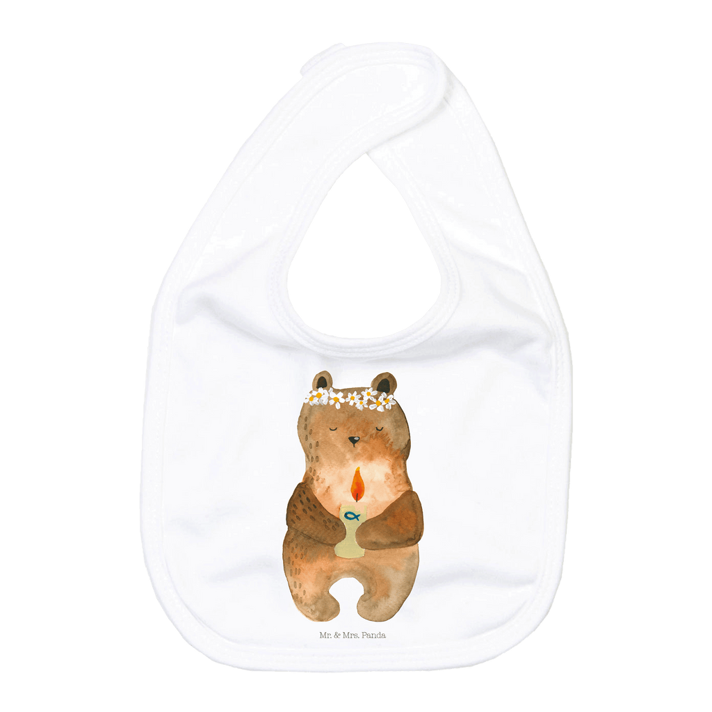 Organic Babylätzchen Kommunion-Bär Baby, Lätzchen, Spucktuch, Sabberlätzchen, Klettlätzchen, Babygeschenk, Baby Lätzchen, Geschenk für Geburt, Geschenk zur Geburt, Baby Spucktuch, Babyausstattung, Geschenkidee für Babyparty, Bär, Teddy, Teddybär, Kommunion, Gottes Segen, Taufkerze, katholisch