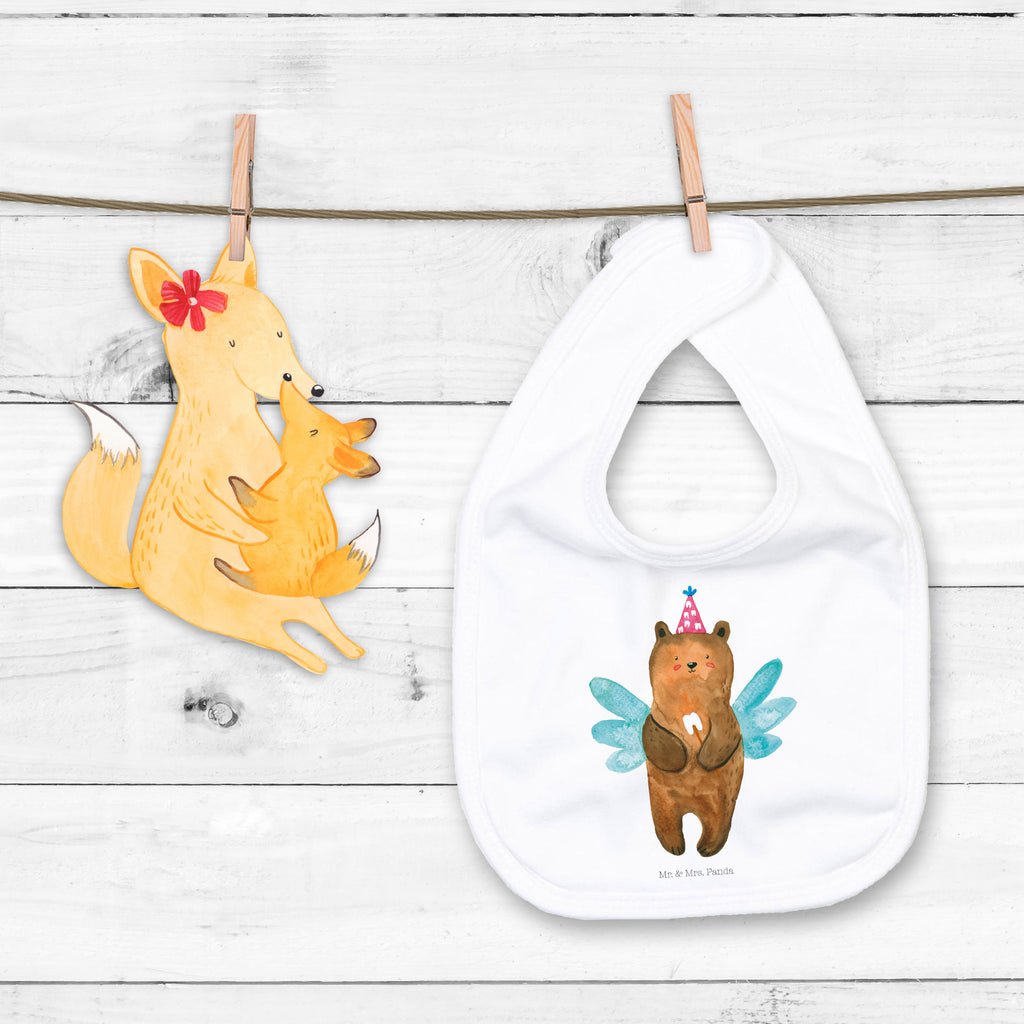 Organic Babylätzchen Zahnfee Bär Baby, Lätzchen, Spucktuch, Sabberlätzchen, Klettlätzchen, Babygeschenk, Baby Lätzchen, Geschenk für Geburt, Geschenk zur Geburt, Baby Spucktuch, Babyausstattung, Geschenkidee für Babyparty, Bär, Teddy, Teddybär, Zahnfee, Fee, Milchzahn, Erster Zahn